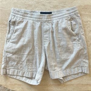 Abercrombie + Fitch Linen Shorts Size Small in Cream — NEW